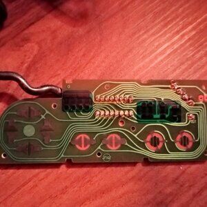 Nintendo Famicom Controller PCB Board {Cleaned} (Untested)